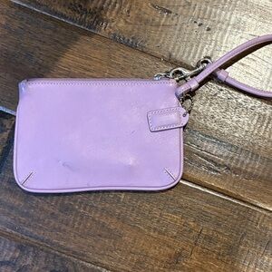 Coach Light Purple Wristlet